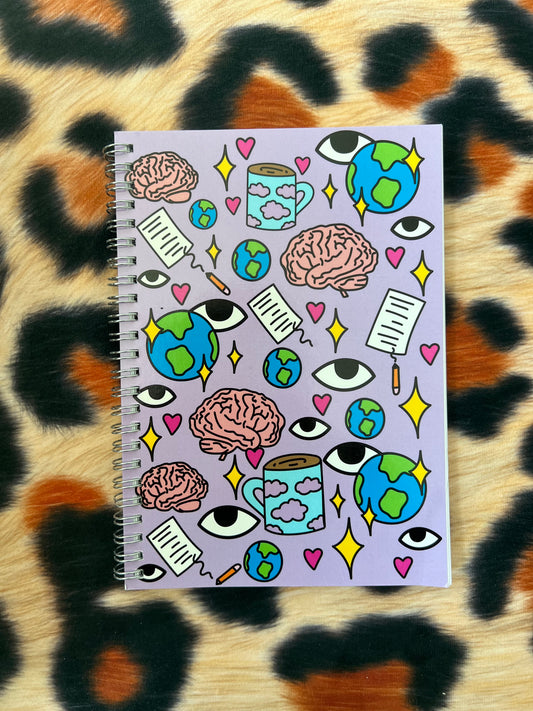 Pattern Spiral notebook